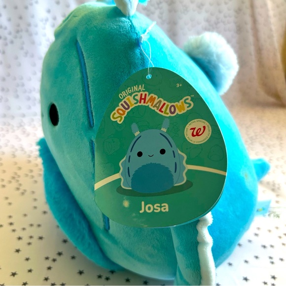 Josa 🐌 the Blue Sea Slug Original Squishmallow by Kelly Toy ☆》NWT《☆ - Picture 3 of 7